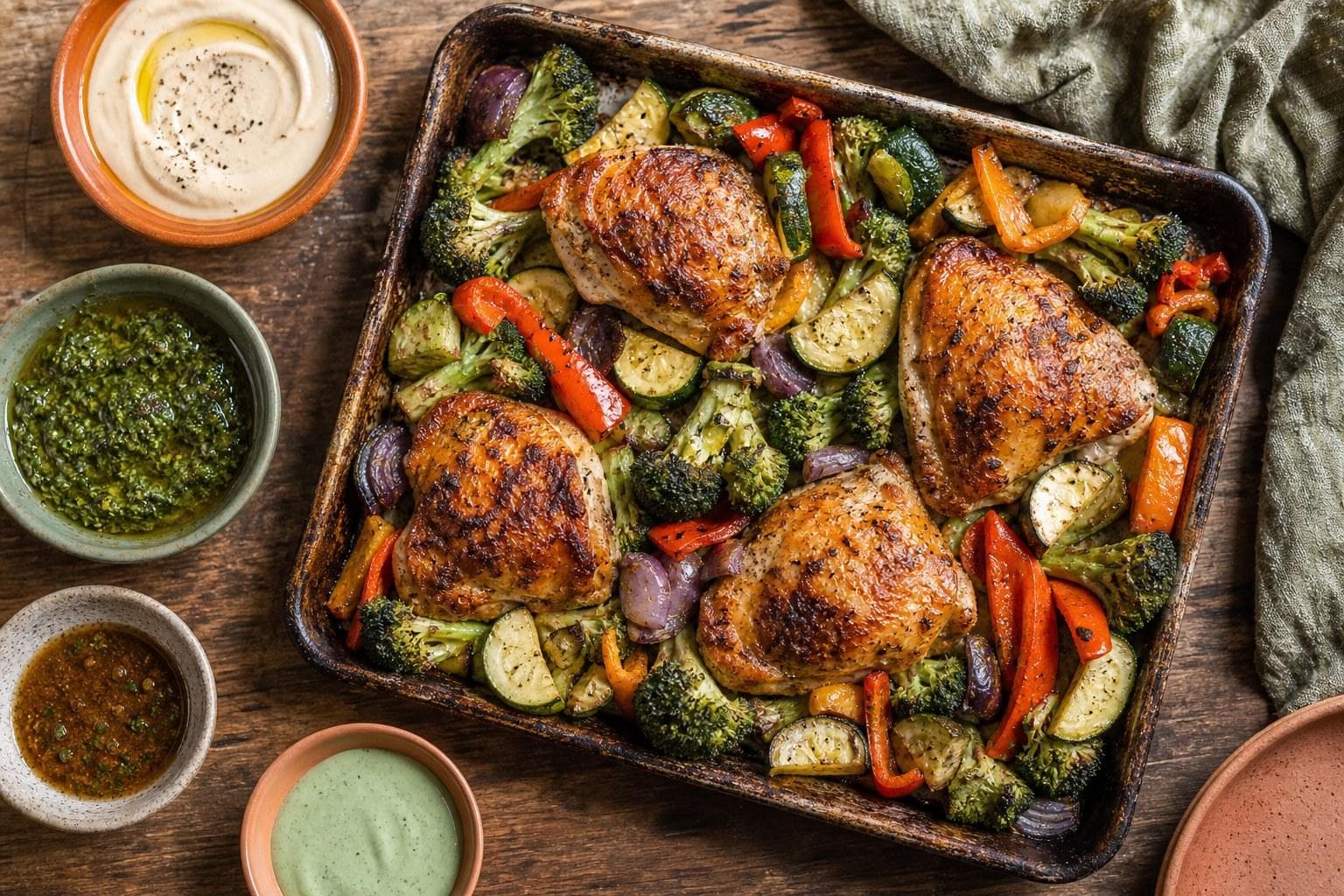 One Base Recipe, Five Diets: The Sheet-Pan Dinner Your Whole Table Can Eat